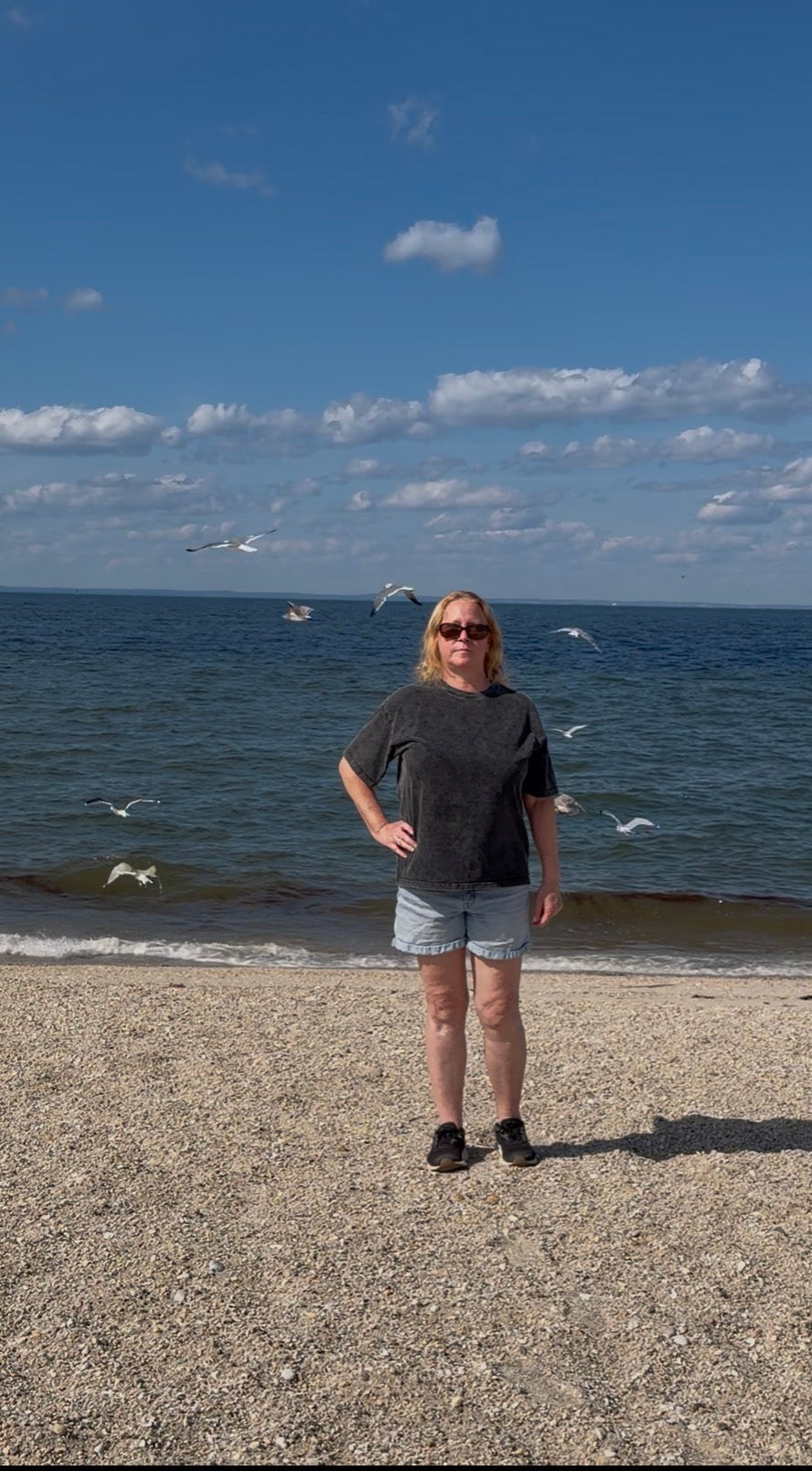 BeyondCure beach campaign portrait by the ocean